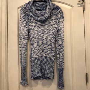 Blue & White Knit Sweater